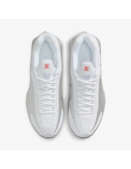 Nike Shox R4 White Bright Crimson Metallic Silver HQ1988101 MBS