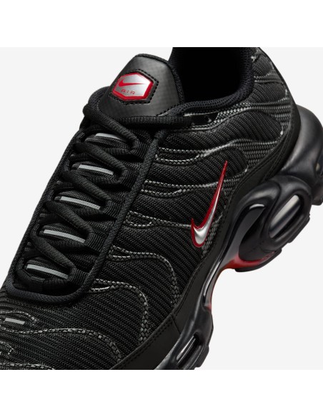 Nike Air Max Plus Black University Red Metallic Silver HF4293001 MBS