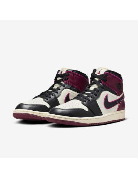 Jordan 1 Mid SE Bordeaux Women's FQ7818101 MBS