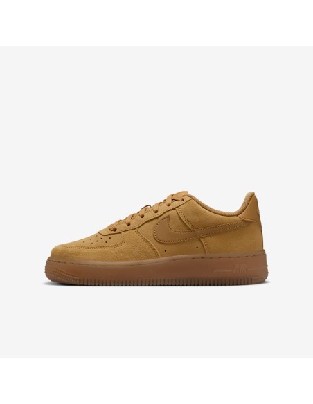 Nike Air Force 1 Low LV8 Wheat Gum Light Brown GS HQ7476700 MBS