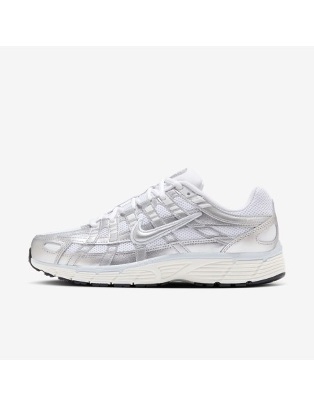 Nike P6000 White Blue Tint Sail Metallic Silver Women's BV1021106 MBS