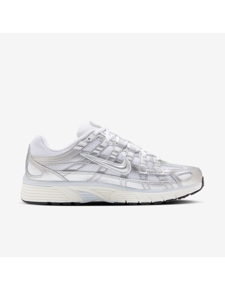 Nike P6000 White Blue Tint Sail Metallic Silver Women's BV1021106 MBS
