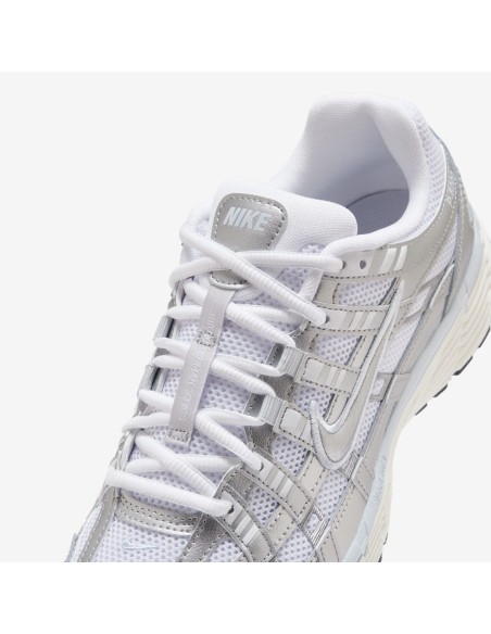 Nike P6000 White Blue Tint Sail Metallic Silver Women's BV1021106 MBS