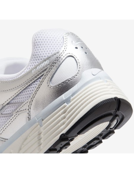 Nike P6000 White Blue Tint Sail Metallic Silver Women's BV1021106 MBS