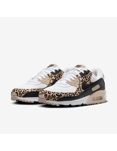 Nike Air Max 90 Leopard Sanddrift Black Women's IF1619100 MBS