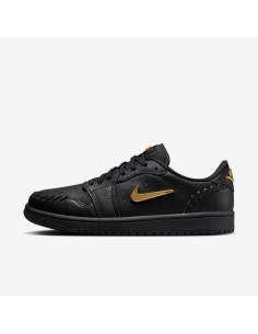 Jordan 1 Low Method of Make Black Metallic Gold Women's FN5032007 MBS