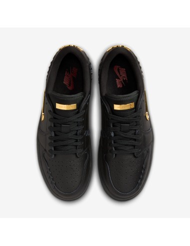 Jordan 1 Low Method of Make Black Metallic Gold Women's FN5032007 MBS