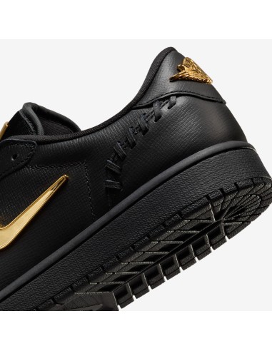 Jordan 1 Low Method of Make Black Metallic Gold Women's FN5032007 MBS