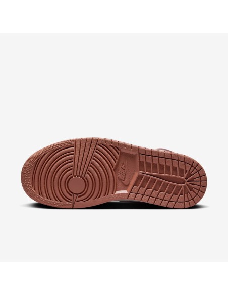 Jordan 1 Mid Dusty Peach Night Maroon Women's BQ6472200 MBS