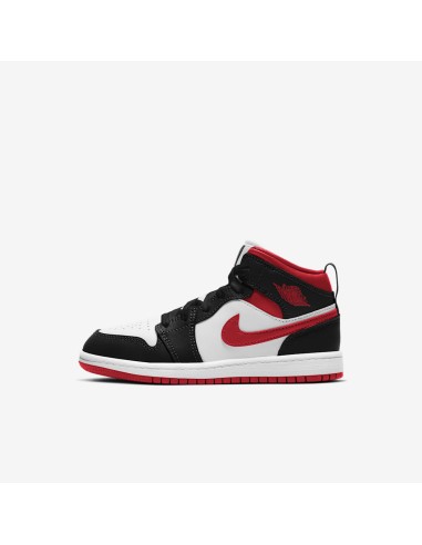 Jordan 1 Mid Gym Red Black White PS 640734122 MBS