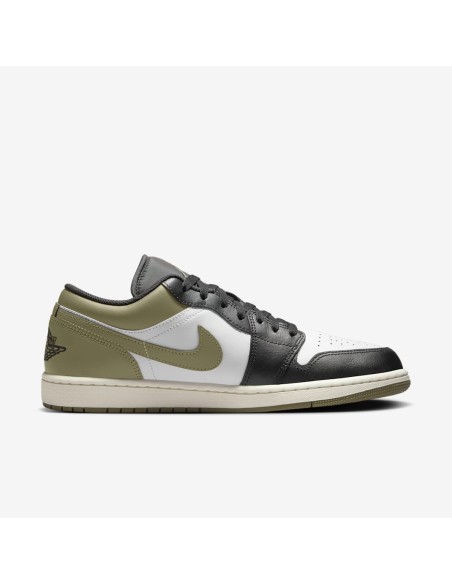 Jordan 1 Low Black Toe Medium Olive 553558092 MBS