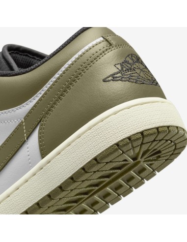 Jordan 1 Low Black Toe Medium Olive 553558092 MBS