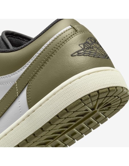 Jordan 1 Low Black Toe Medium Olive 553558092 MBS