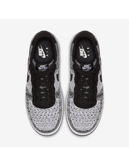 Nike Air Force 1 Flyknit 2 Black Pure Platinum AV3042001 MBS