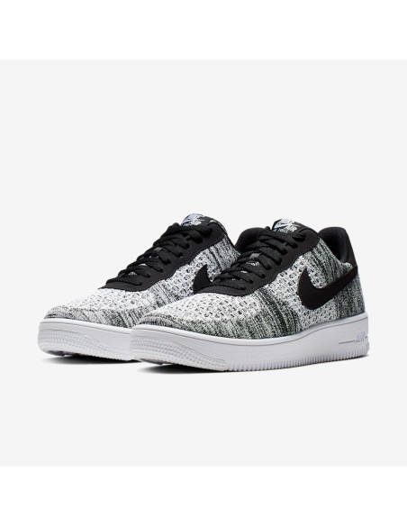 Nike Air Force 1 Flyknit 2 Black Pure Platinum AV3042001 MBS