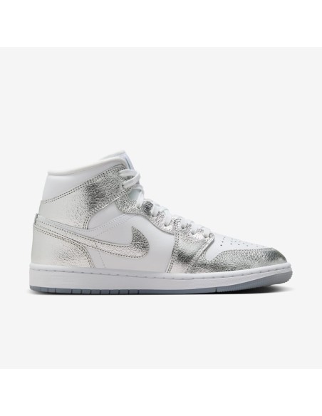 Jordan 1 Mid SE Metallic Silver Women's FN5031100 MBS