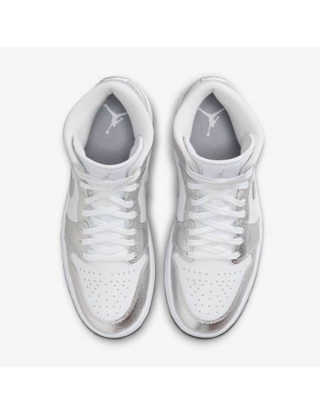 Jordan 1 Mid SE Metallic Silver Women's FN5031100 MBS