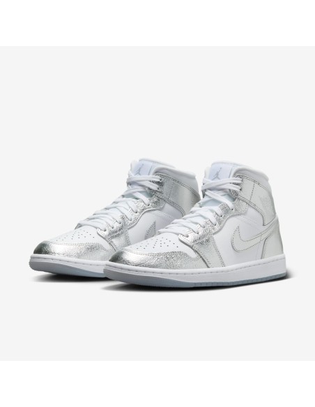 Jordan 1 Mid SE Metallic Silver Women's FN5031100 MBS
