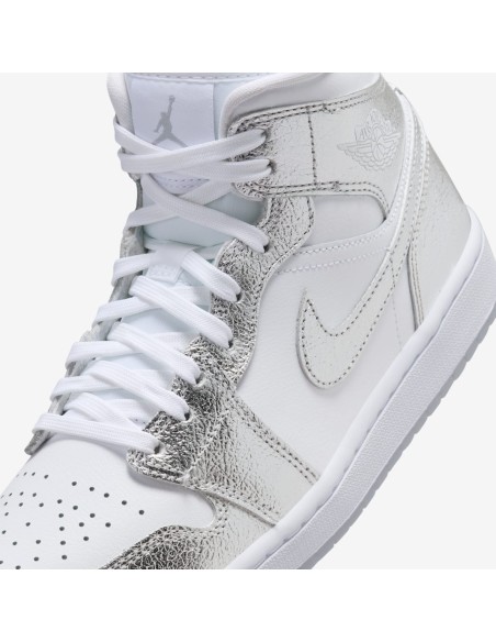 Jordan 1 Mid SE Metallic Silver Women's FN5031100 MBS