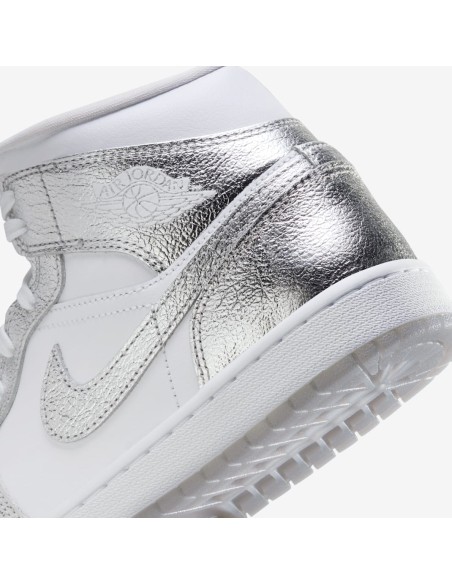Jordan 1 Mid SE Metallic Silver Women's FN5031100 MBS