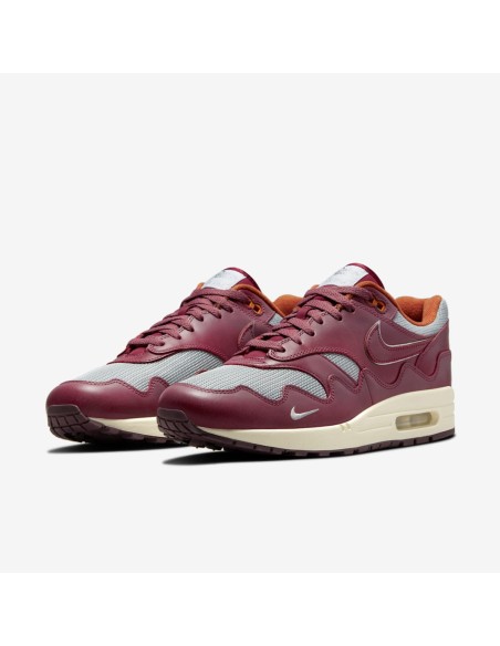 Nike Air Max 1 Patta Waves Rush Maroon with Bracelet DO9549001 MBS