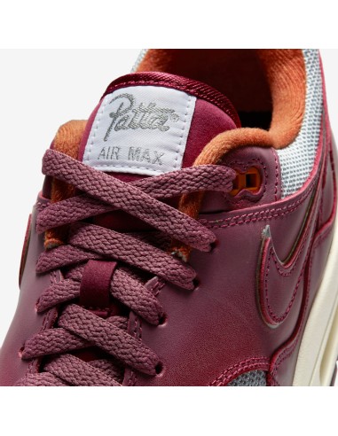 Nike Air Max 1 Patta Waves Rush Maroon with Bracelet DO9549001 MBS