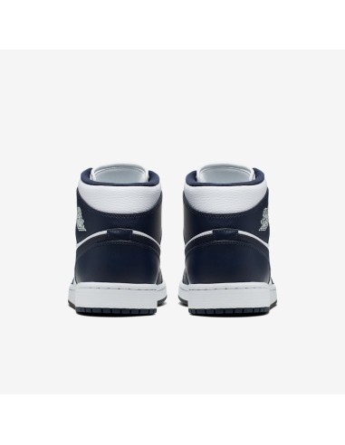 Jordan 1 Mid White Metallic Gold Obsidian 554724174 MBS