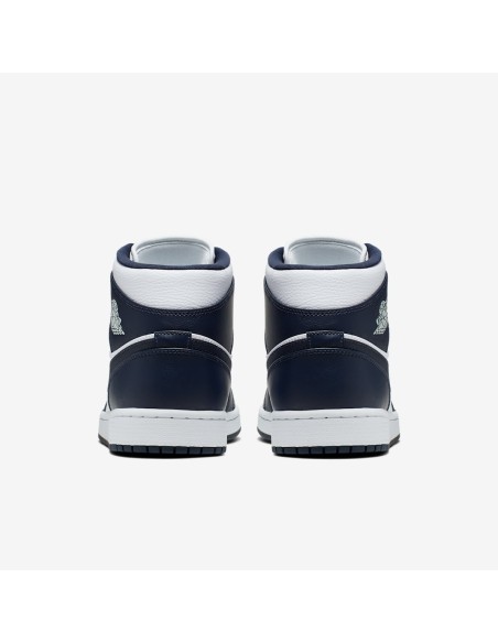 Jordan 1 Mid White Metallic Gold Obsidian 554724174 MBS