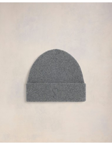 Ami Paris Cashmere Beanie Grey UHA107005052 MBS