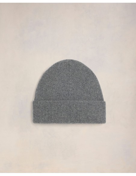 Ami Paris Cashmere Beanie Grey UHA107005052 MBS