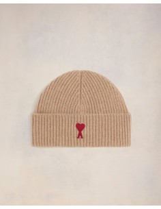 Ami Paris Beanie Wool Beige UHA116018289 MBS
