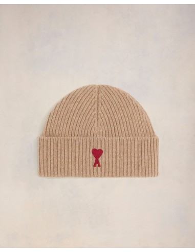 Ami Paris Beanie Wool Beige UHA116018289 MBS