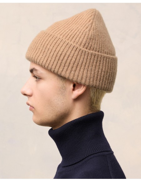 Ami Paris Beanie Wool Beige UHA116018289 MBS