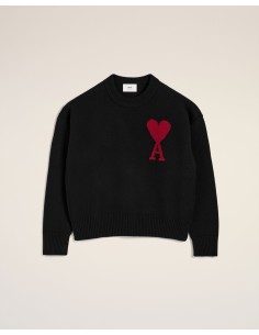 Ami Sweater 'BlackRed' BFUKS006018009 MBS