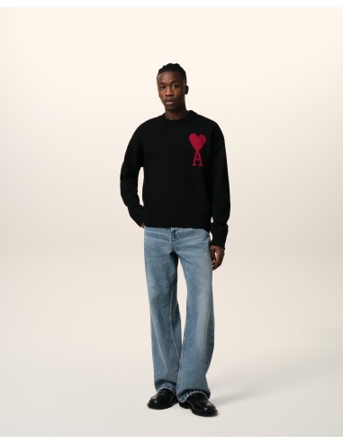 Ami Sweater 'BlackRed' BFUKS006018009 MBS