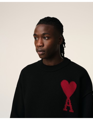 Ami Sweater 'BlackRed' BFUKS006018009 MBS
