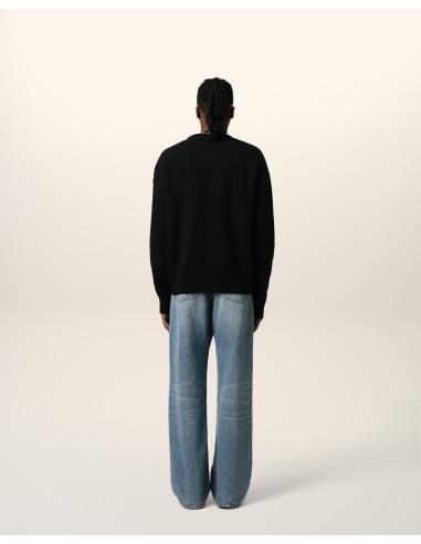 Ami Sweater 'BlackRed' BFUKS006018009 MBS