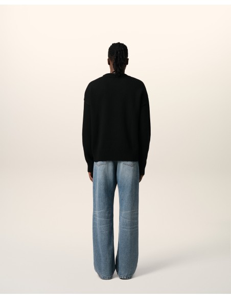 Ami Sweater 'BlackRed' BFUKS006018009 MBS