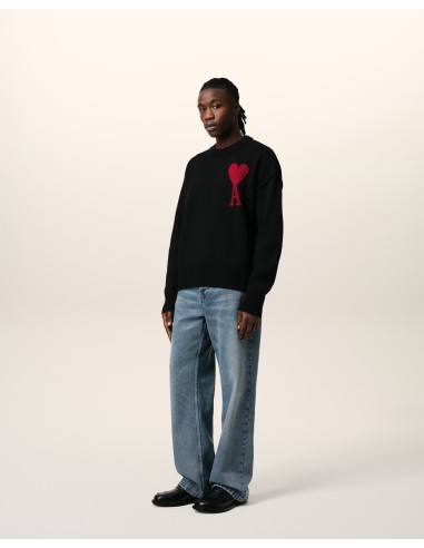 Ami Sweater 'BlackRed' BFUKS006018009 MBS