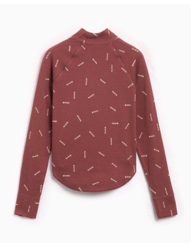 Nike Sportswear Collection Slim 12Zip Logo Top Red SepiaLight Orewood BrownRed Sepia FV7821218