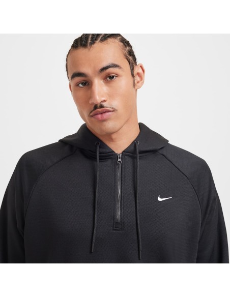 Nike DNA Men's ThermaFIT 14Zip Basketball Hoodie BlackWhite FZ0664010 MBS