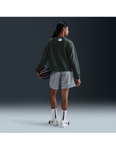 Nike Swoosh Fly CrewNeck Basketball Sweatshirt Vintage GreenJade HorizonWhite FQ6035338