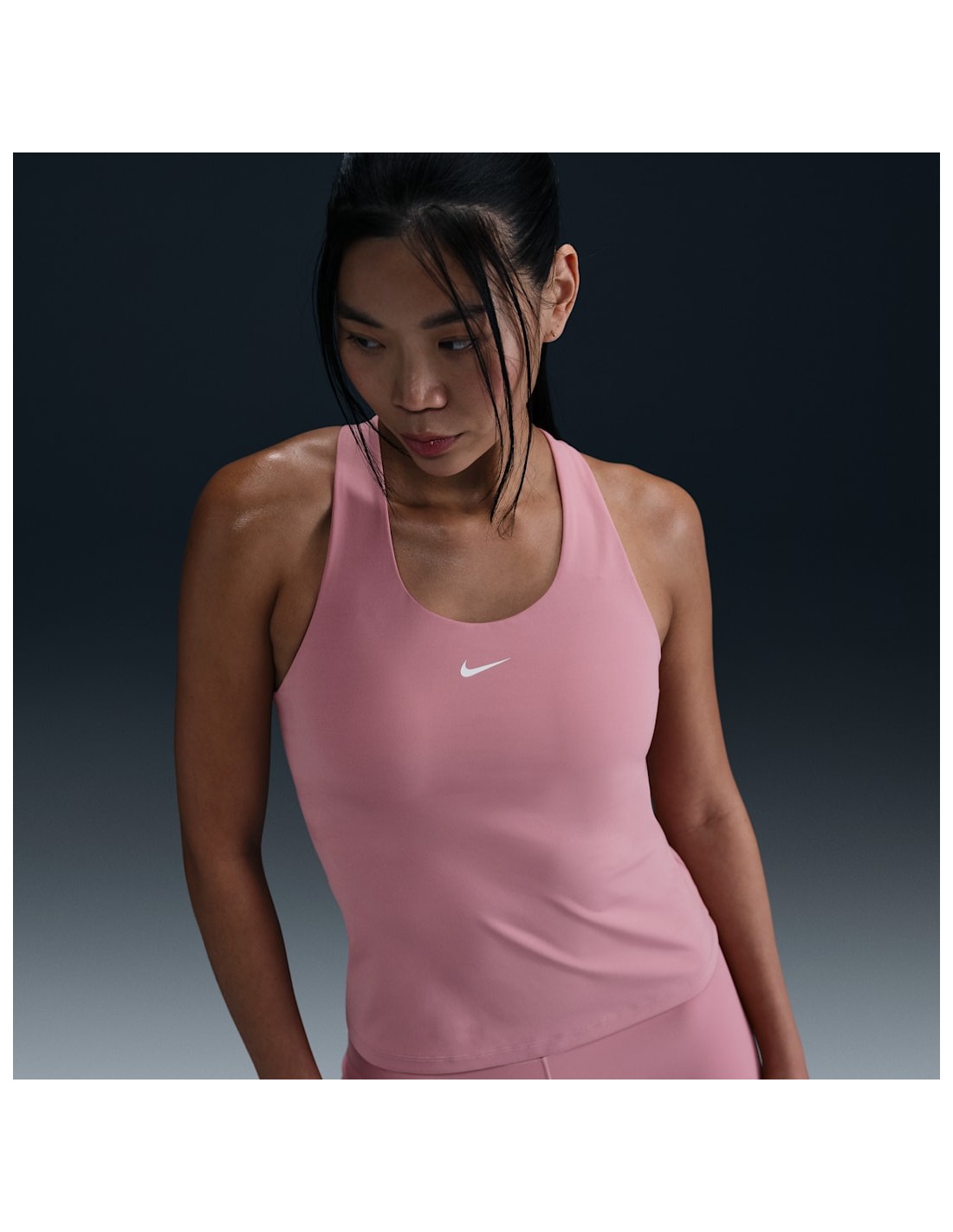Nike Swoosh Mediumsupport Padded Sports Bra Tank Elemental PinkElemental PinkWhite DV9897699