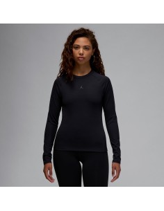 Jordan Sport Women's LongSleeve Bodycon Top Black FV6930010 MBS