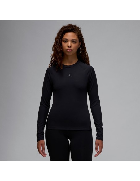 Jordan Sport Women's LongSleeve Bodycon Top Black FV6930010 MBS