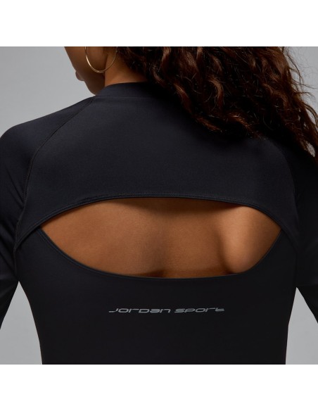Jordan Sport Women's LongSleeve Bodycon Top Black FV6930010 MBS