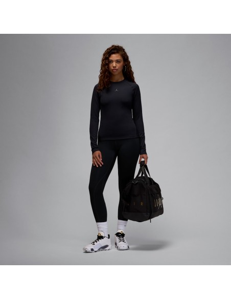 Jordan Sport Women's LongSleeve Bodycon Top Black FV6930010 MBS