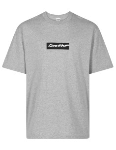 Supreme Futura Box Logo Tee Heather Grey SUPFUTBOXLOGOHG MBS