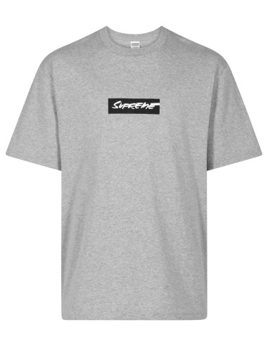 Supreme Futura Box Logo Tee Heather Grey SUPFUTBOXLOGOHG MBS
