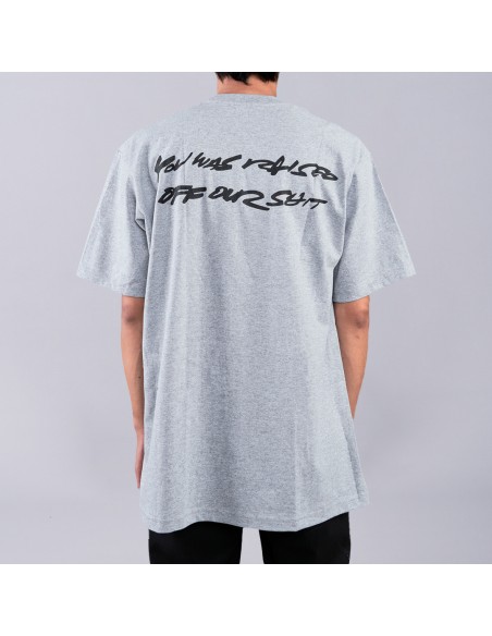 Supreme Futura Box Logo Tee Heather Grey SUPFUTBOXLOGOHG MBS